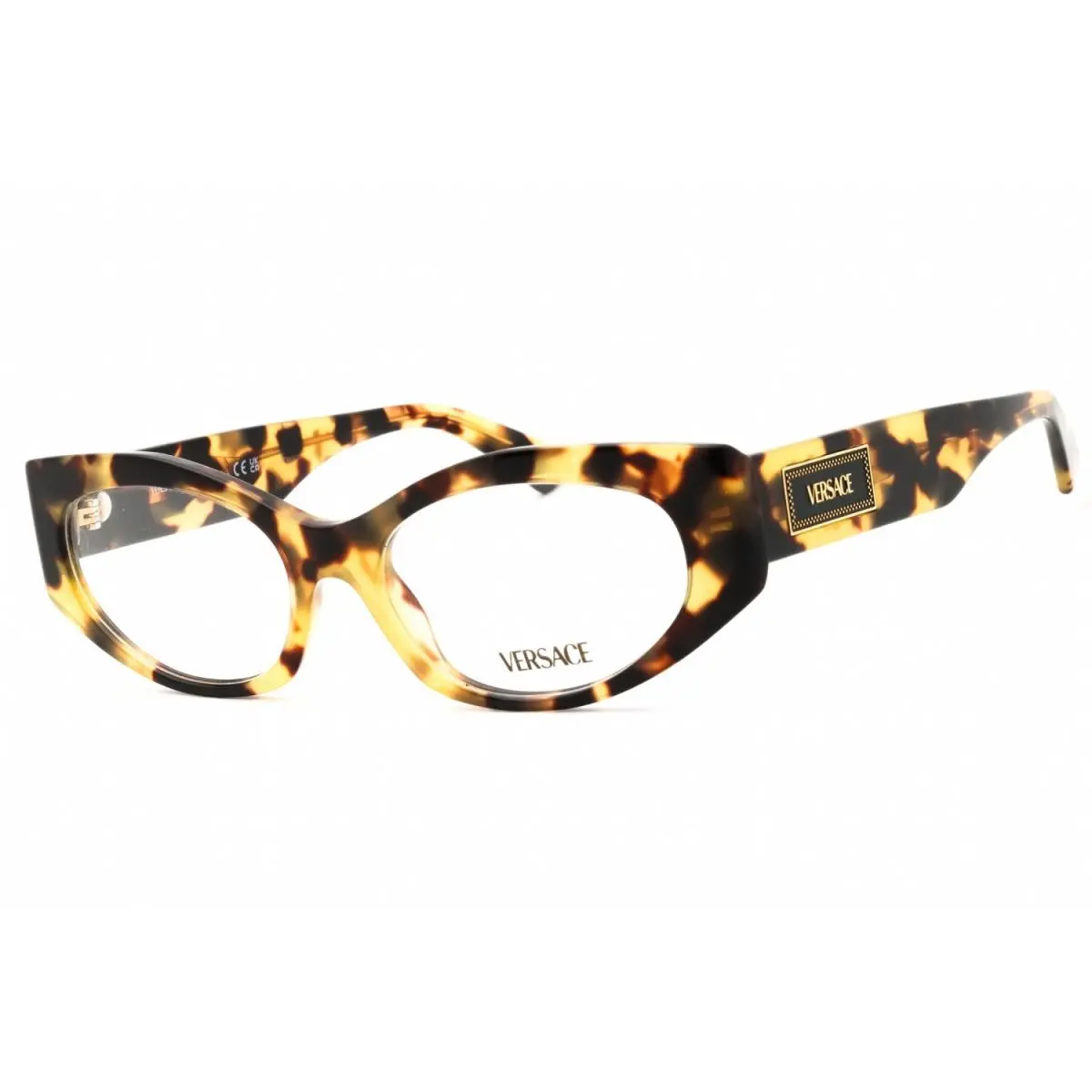 Versace VE3369 777 Eyeglasses Vintage Tortoise Frame 51mm