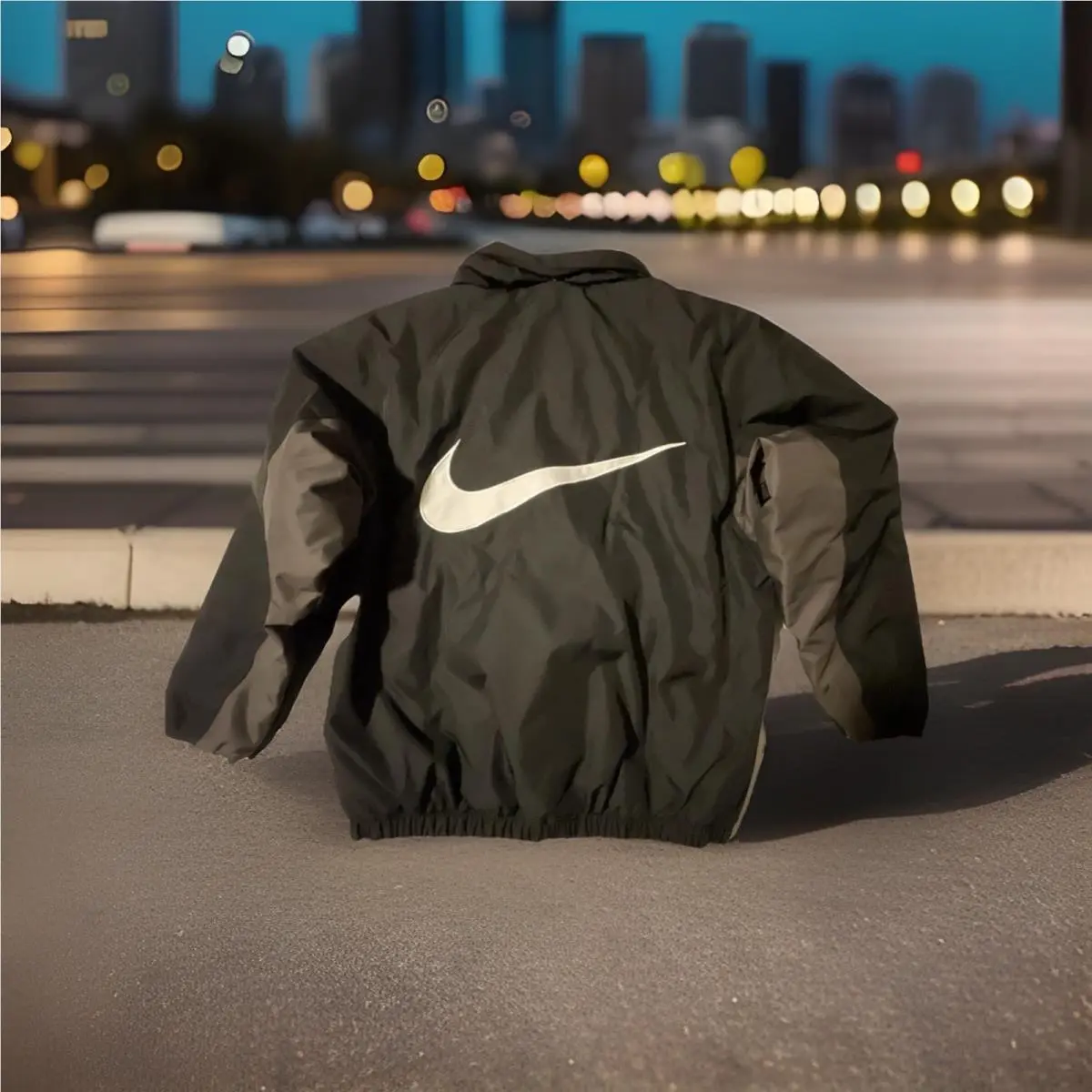 Nike Sportswear Solo Swoosh Men`s Size XS Puffer Hooded Jacket FB7852-010