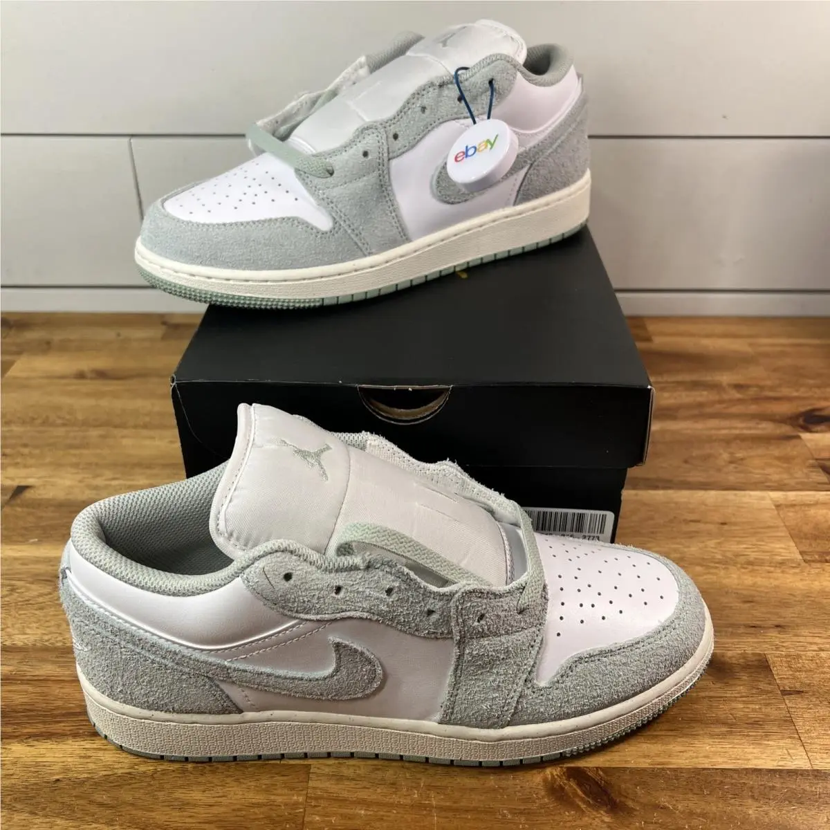 Nike Air Jordan 1 Low SE Seafoam White Green Sail GS FN9137 131 Youth Size 7 Y