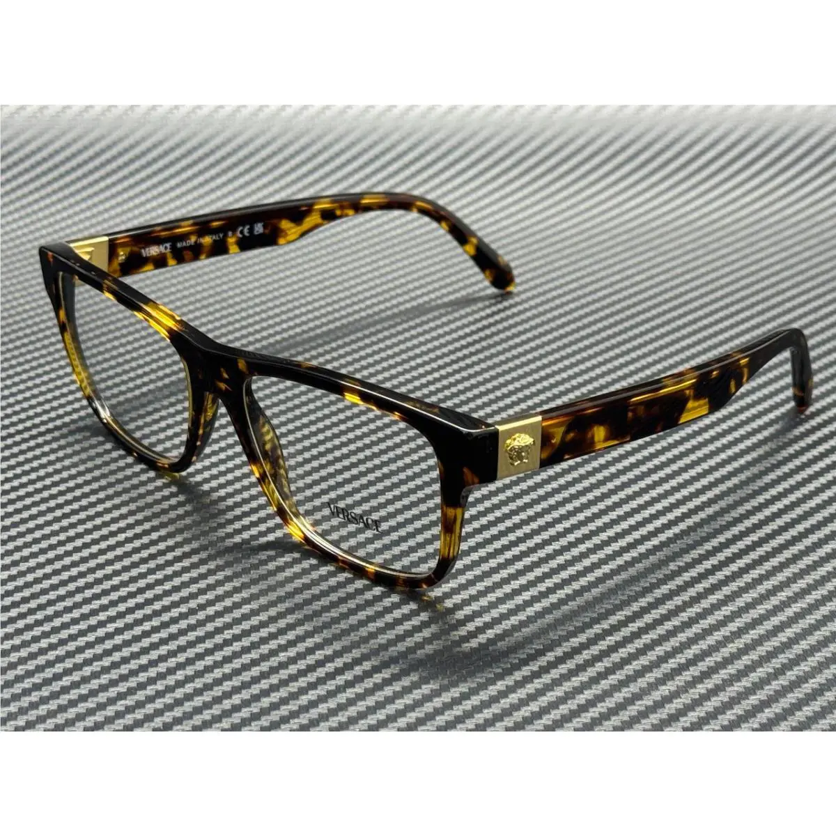 Versace VE3380 5514 Havana Tortoise Men`s 56 mm Eyeglasses