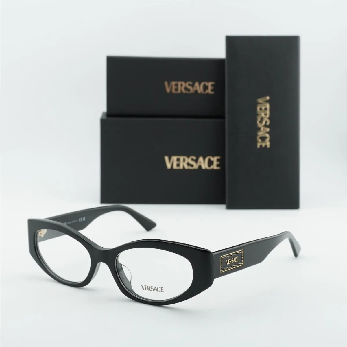 Versace VE3369F GB1 Black 53mm Eyeglasses