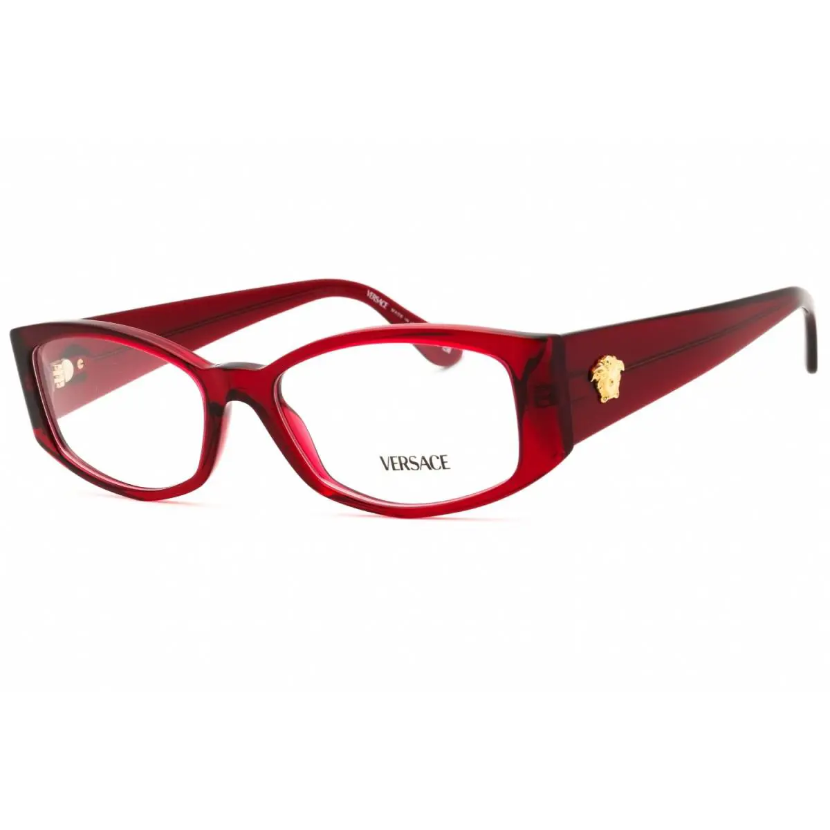 Versace VE3343 5430 Oval Eyeglasses 54mm Bordeaux / Demo Lens