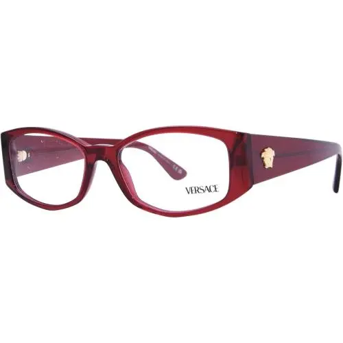 VE3343 5430 Oval Eyeglasses 54mm Bordeaux / Demo Lens by Versace
