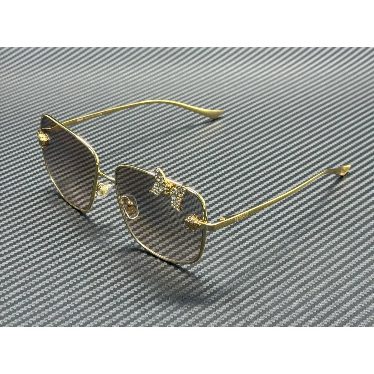 Versace VE2282 10028Z Gold Brown Mirror Women`s 59 mm Sunglasses