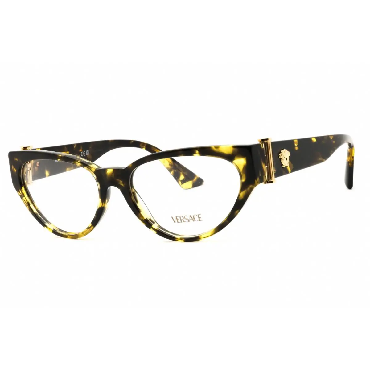 Versace VE3366-5428-55 Eyeglasses Size 55mm 16mm 140mm Tortoise Women