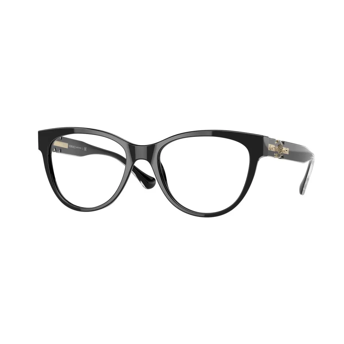 Versace VE 3304 Black GB1 Eyeglasses