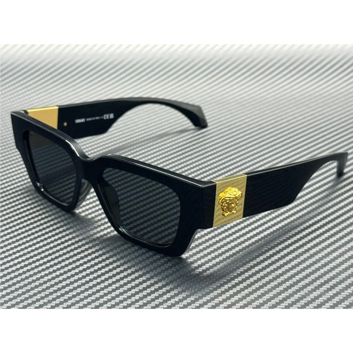 VE4497U GB1 87 Black Dark Grey Women`s 53 mm Sunglasses by Versace