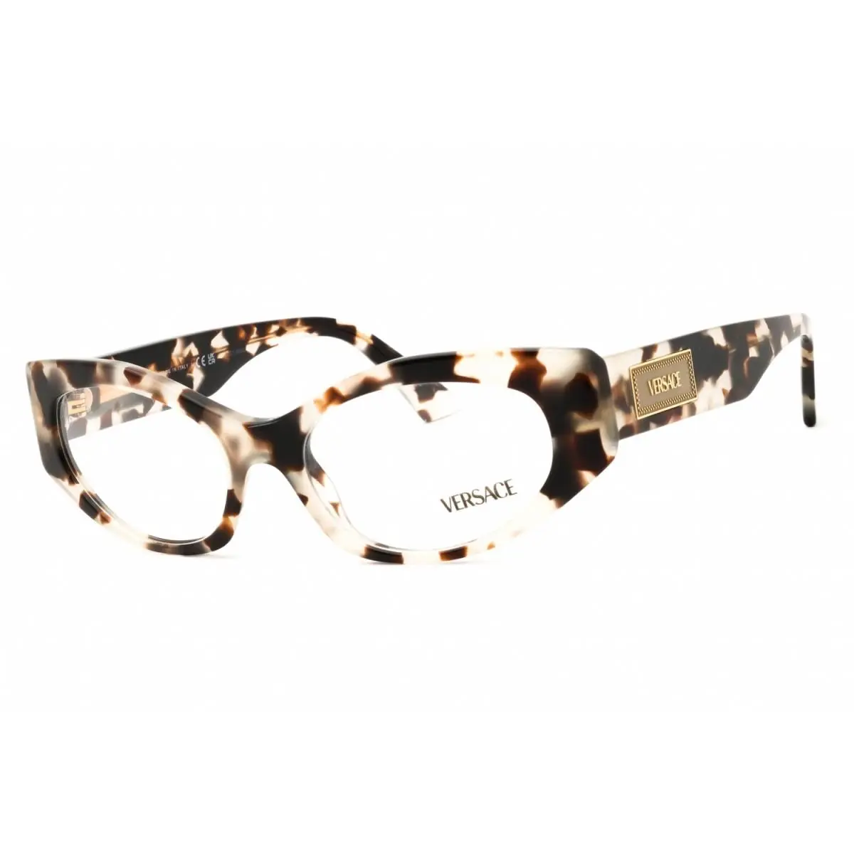 VE3369 5498 Havana Grey 51mm Eyeglasses by Versace