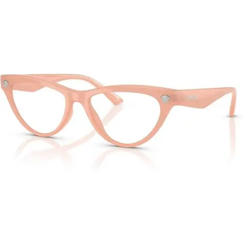 Versace VE3364U 5497 Eyeglasses 52mm Pink Opal / Clear Demo Lens