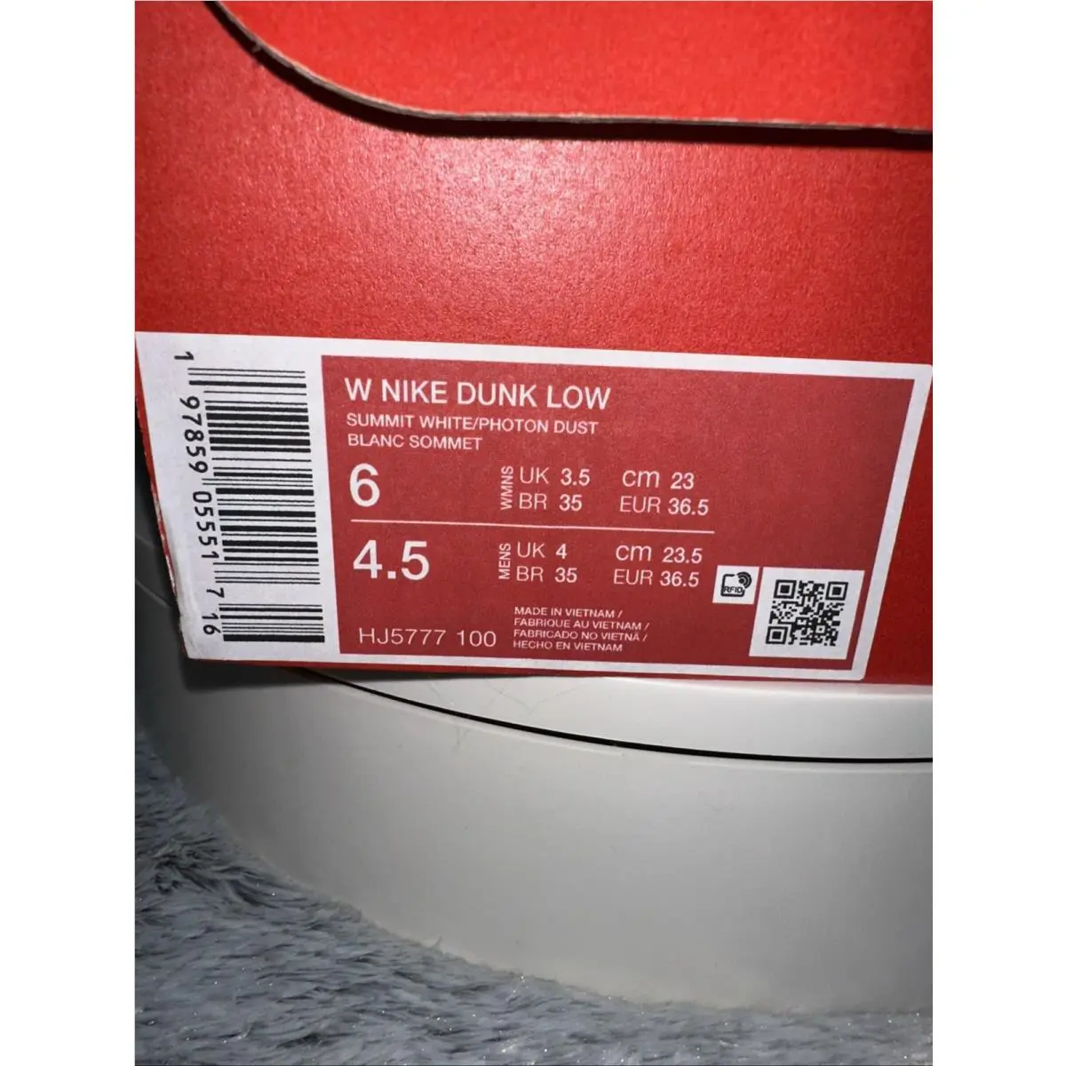 Nike shoes - Nike Dunk Low - Dunk Low - HJ5777-100 - White (UPC: 197859055517) 13
