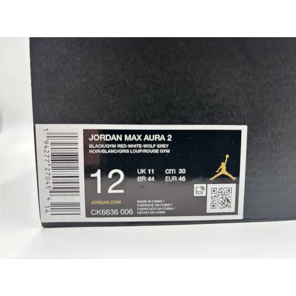 Nike shoes - Jordan Max Aura 2 - Max Aura - CK6636-006 - Black 11