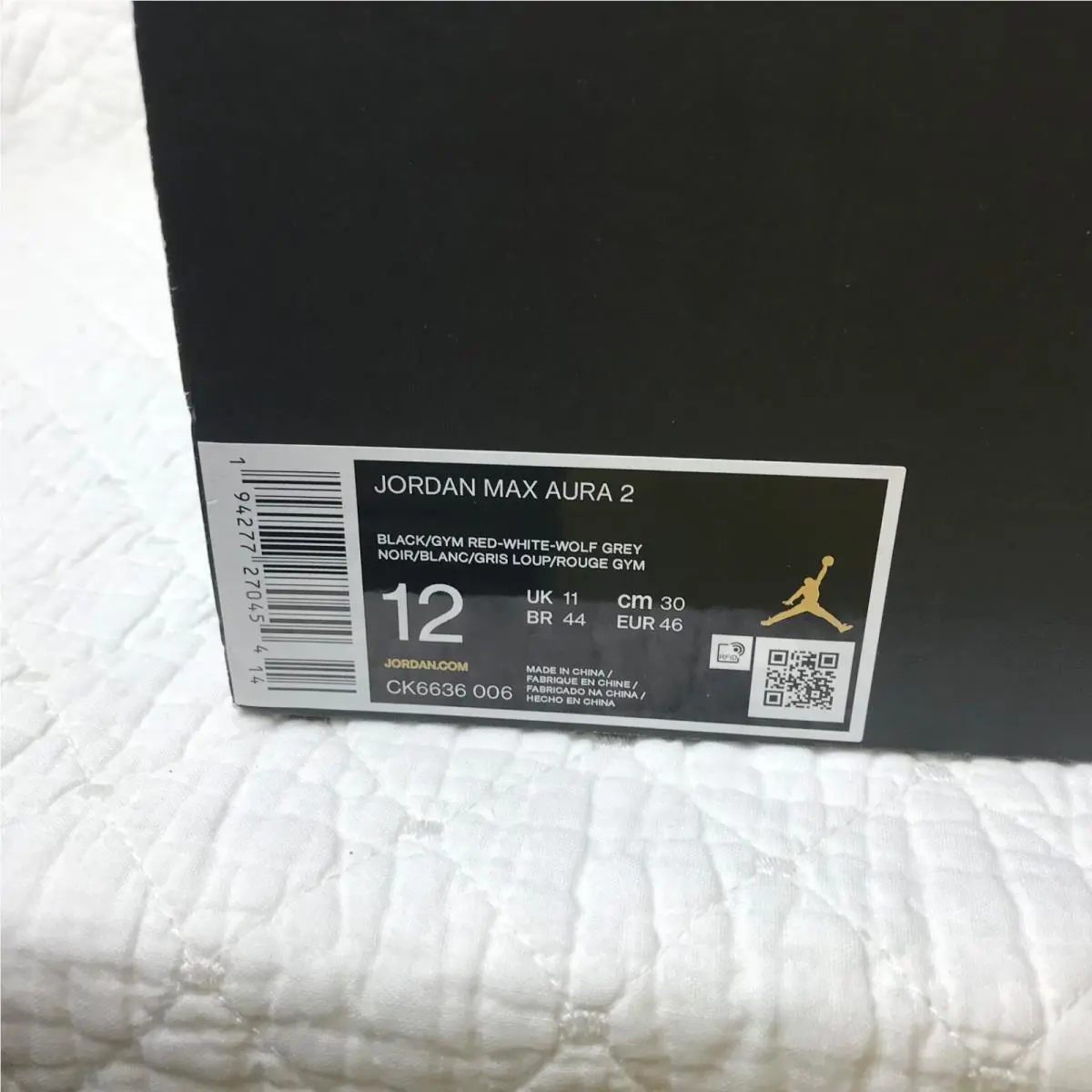 Nike shoes - Jordan Max Aura 2 - Max Aura - CK6636-006 - Black 10