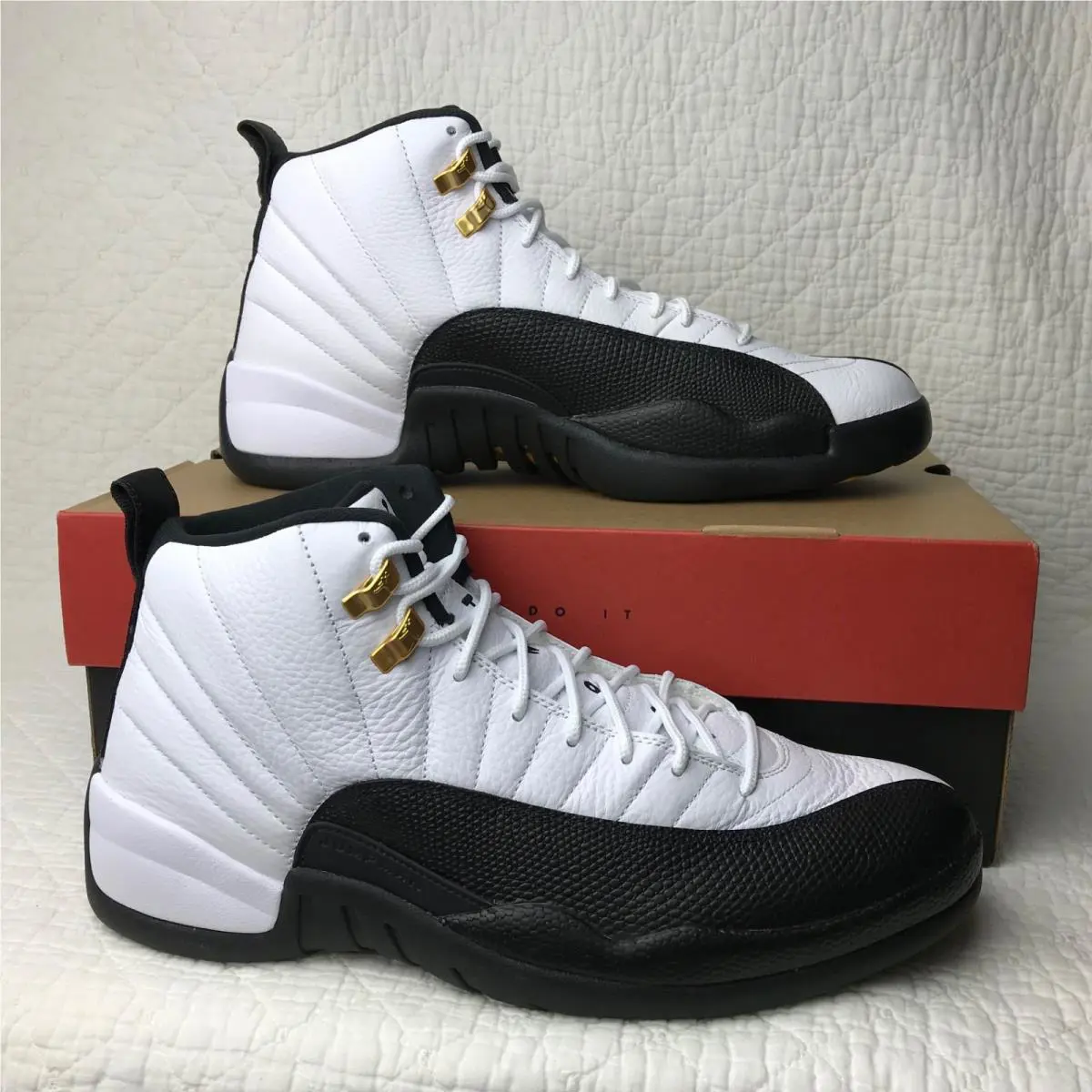 Nike shoes - Air Jordan 12 - Air - CT8013-117 - White/Black-Taxi 0