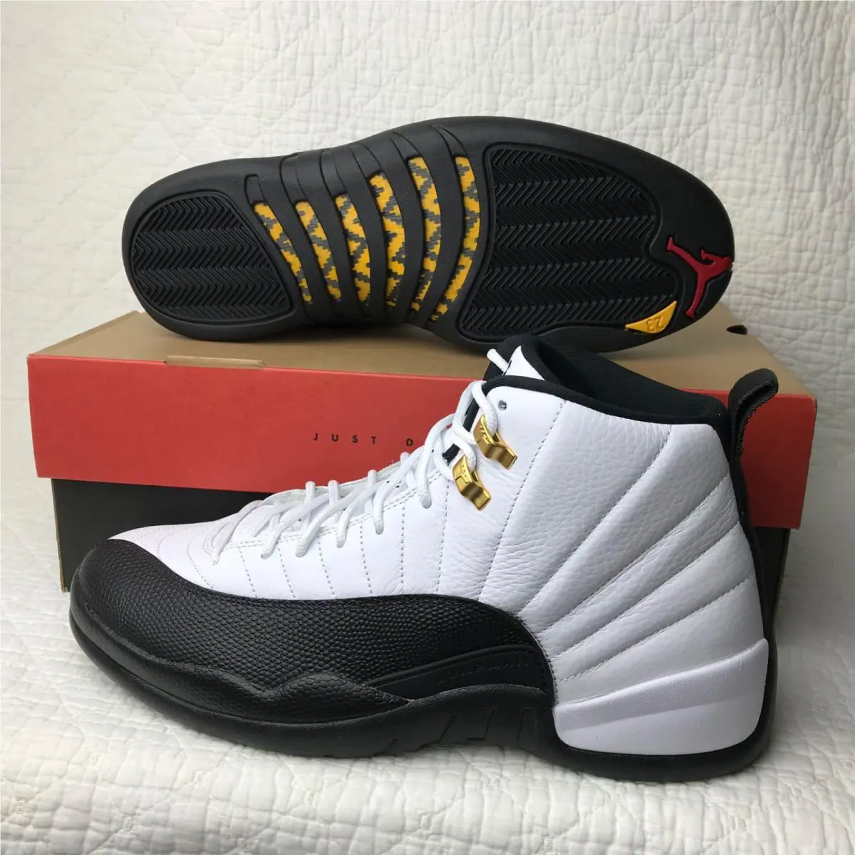 Nike shoes - Air Jordan 12 - Air - CT8013-117 - White/Black-Taxi 2