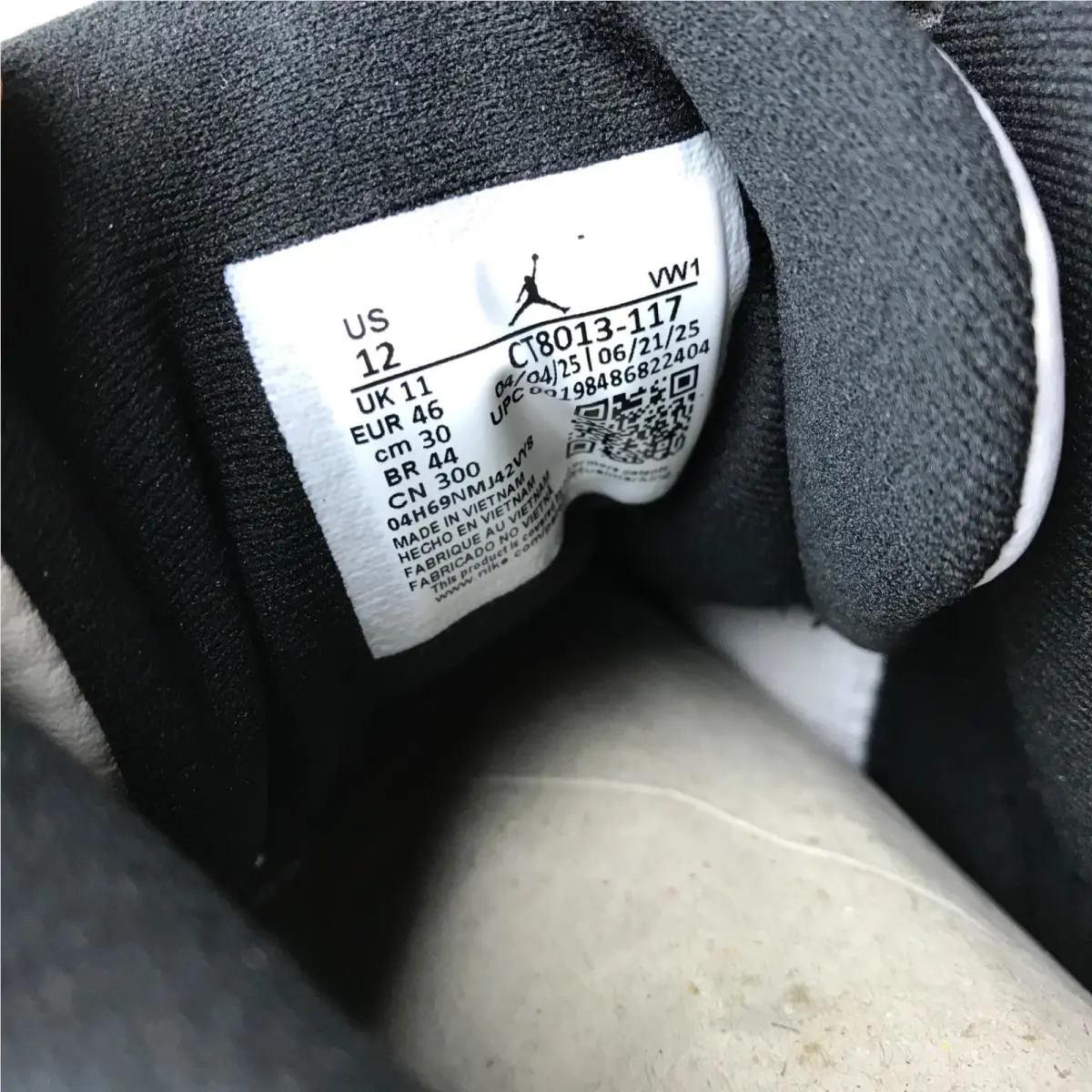Nike shoes - Air Jordan 12 - Air - CT8013-117 - White/Black-Taxi 9