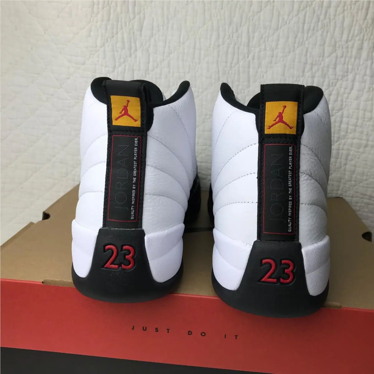 Nike shoes - Air Jordan 12 - Air - CT8013-117 - White/Black-Taxi 4
