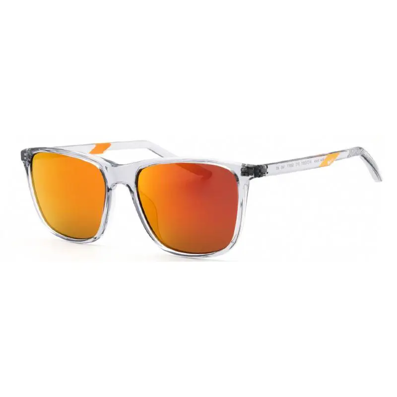 Nike State M DV2291 012 Wolf Grey/orange Mirror 55-17-145 Sunglasses - Frame: Wolf Grey, Lens: Orange Mirror, code: 012