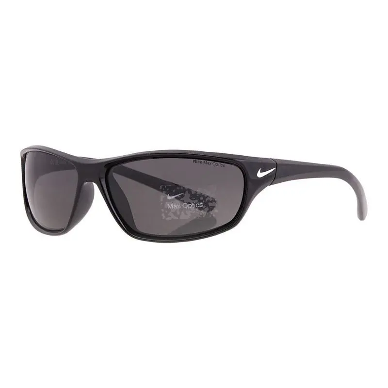 Nike Rabid FQ4765 007 Shiny Black/grey 63-14-135 Sunglasses - Frame: Shiny Black, Lens: Grey, code: 007