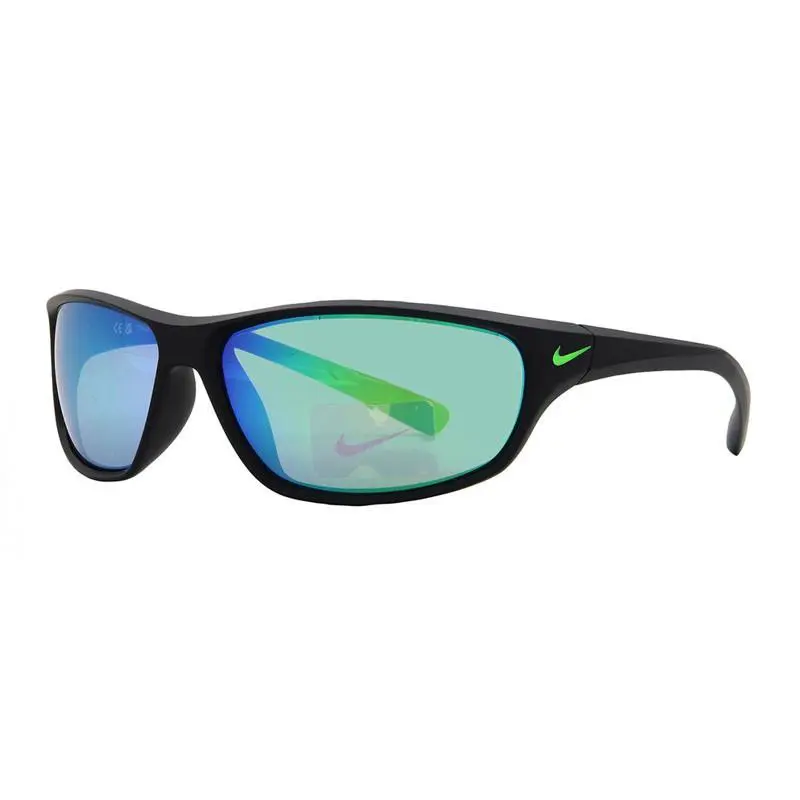 Nike Rabid FQ4765 003 Matte Black/grey Green Mirrored 63-14-135 - Frame: Matte Black, Lens: Grey Green Mirrored, code: 003
