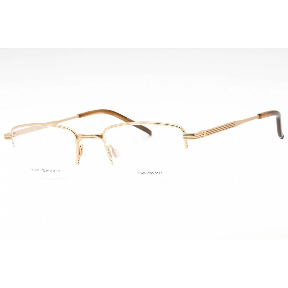 Tommy Hilfiger TH 2036 Cgs Eyeglasses Matte Gold Frame 52mm - Frame: Matte Gold