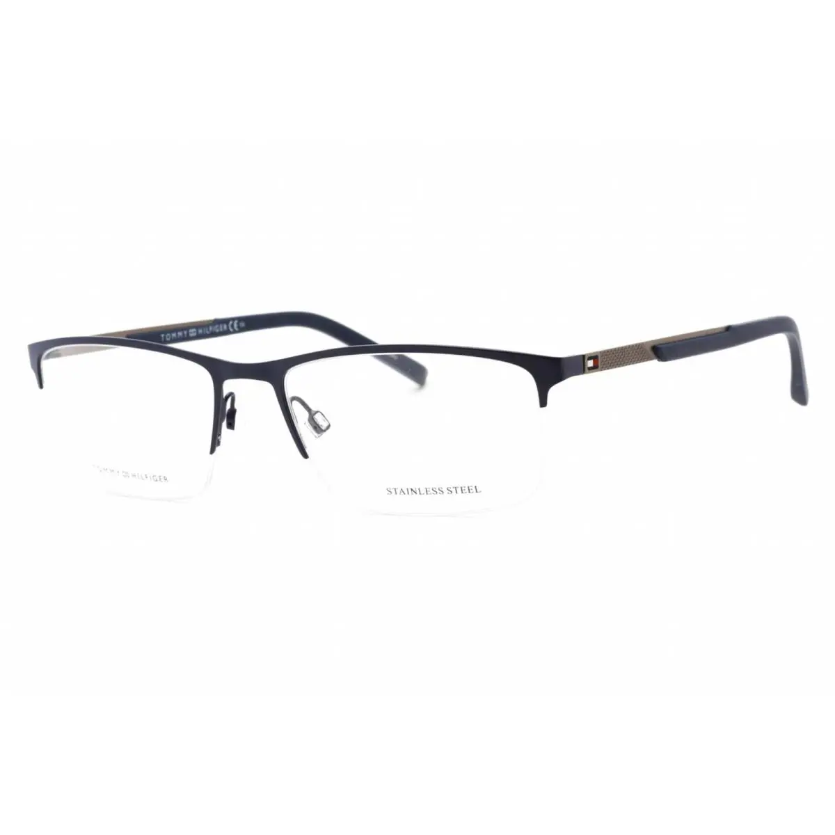 Tommy Hilfiger TH 1692 KU0 Eyeglasses Matte Blue Ruthenium Frame 57mm