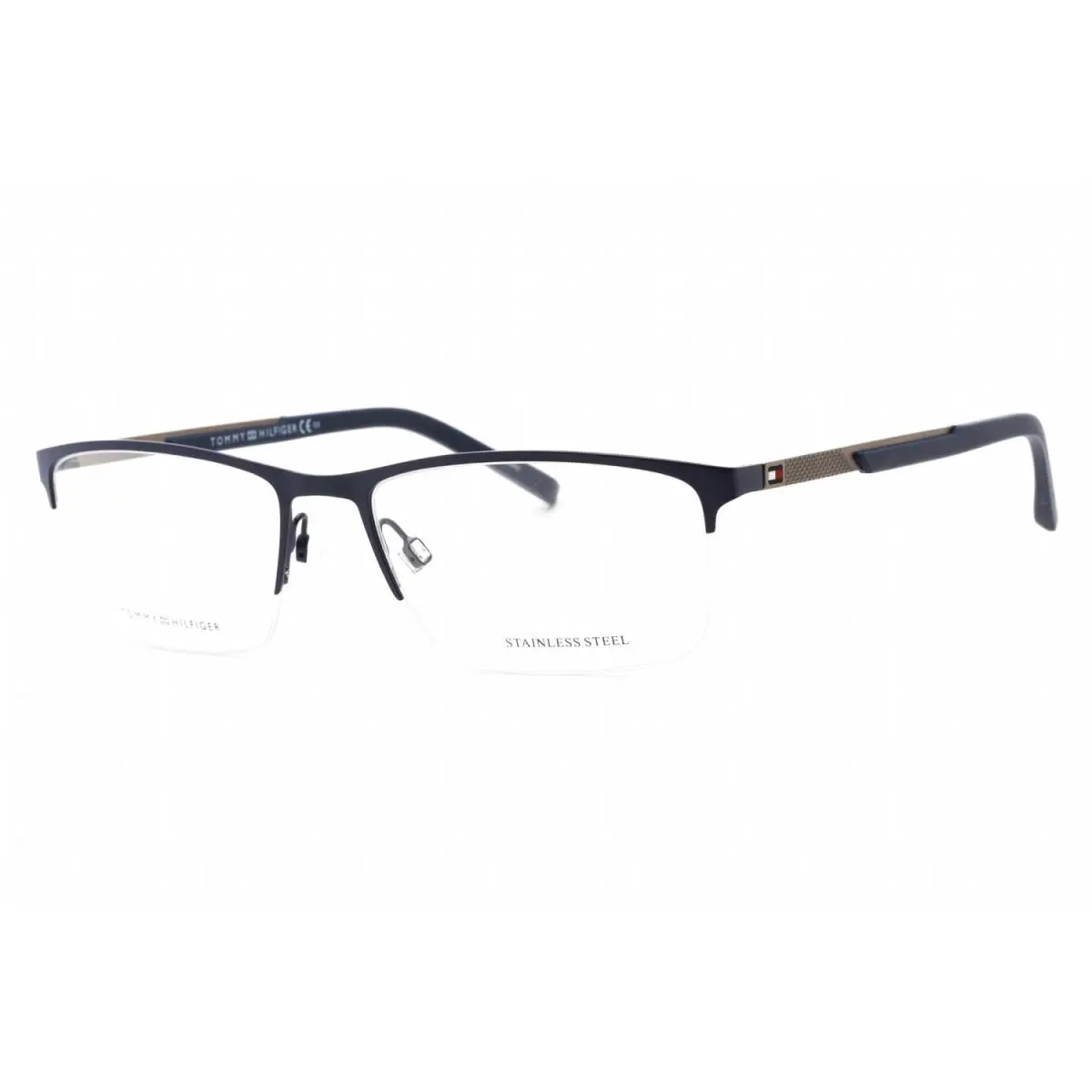 Tommy Hilfiger TH 1692 KU0 Eyeglasses Matte Blue Ruthenium Frame 57mm
