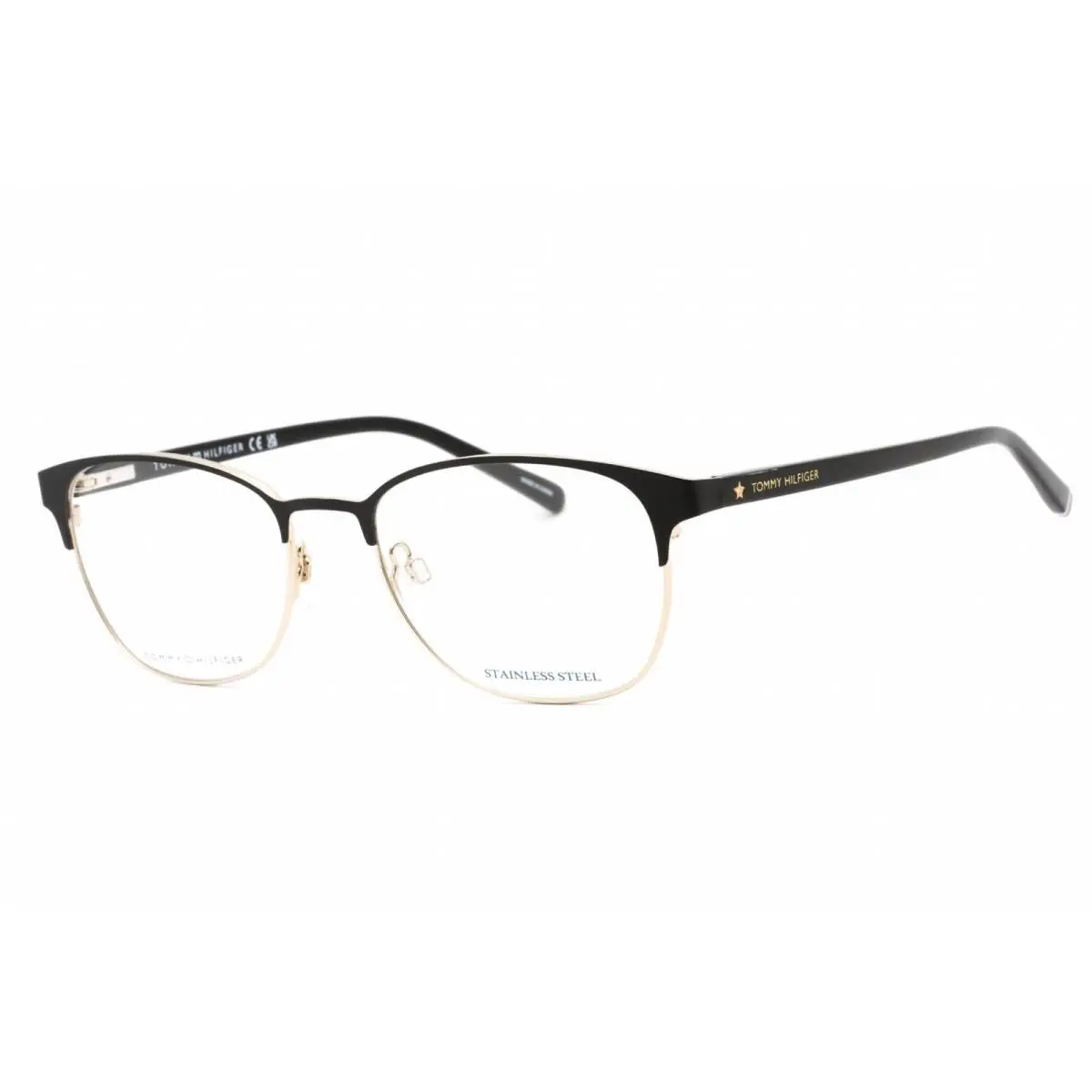 Women`s Eyeglasses Black Acetate/metal Frame TH 1749 0003 00 by Tommy Hilfiger