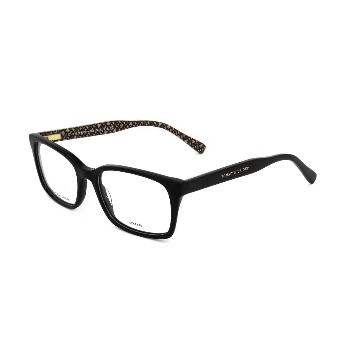 Tommy Hilfiger Women`s 52 mm Black Pattern Brown Opticals TH2109-7YQ-52