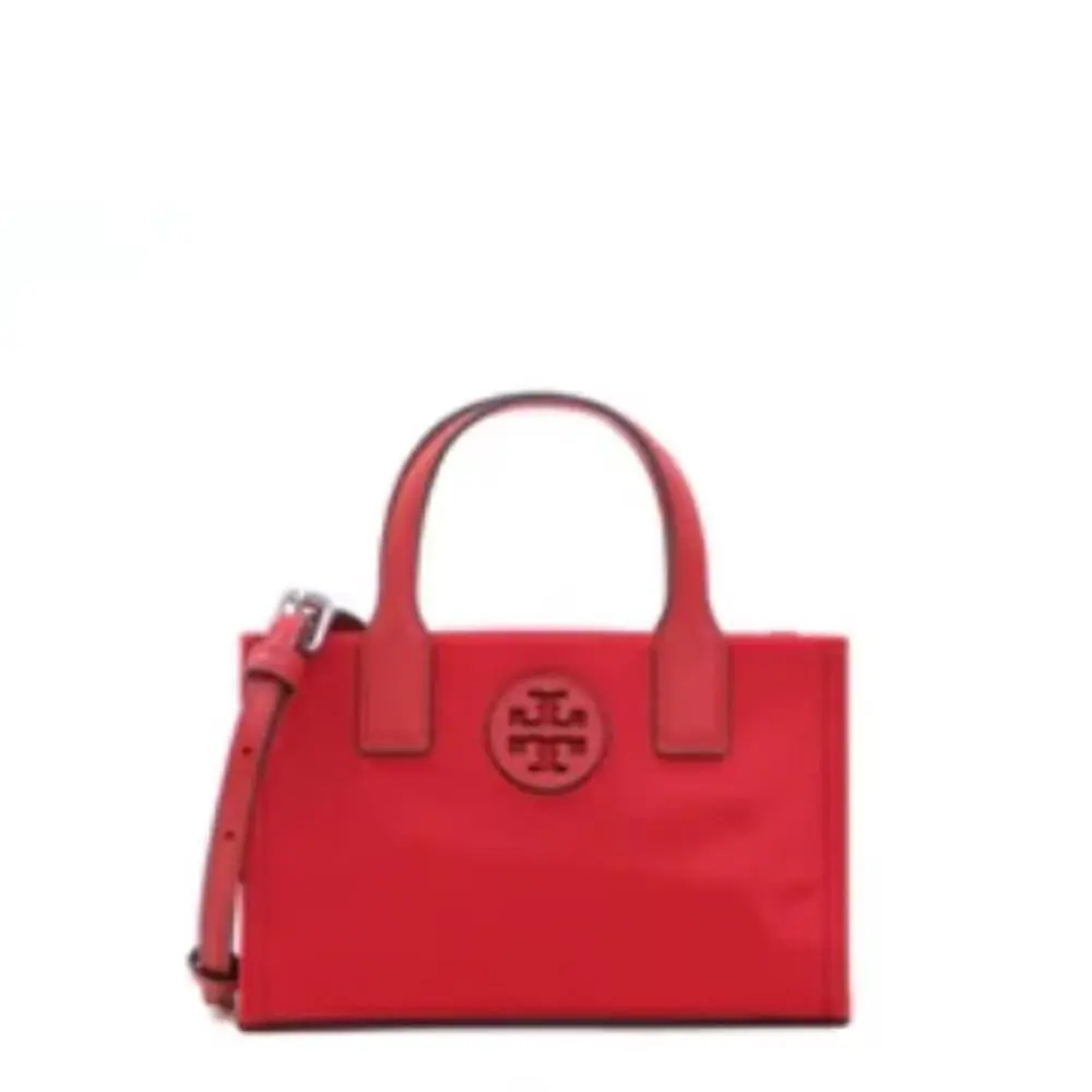 Tory Burch Ella Nylon Mini Tote - Brilliant Red - Red