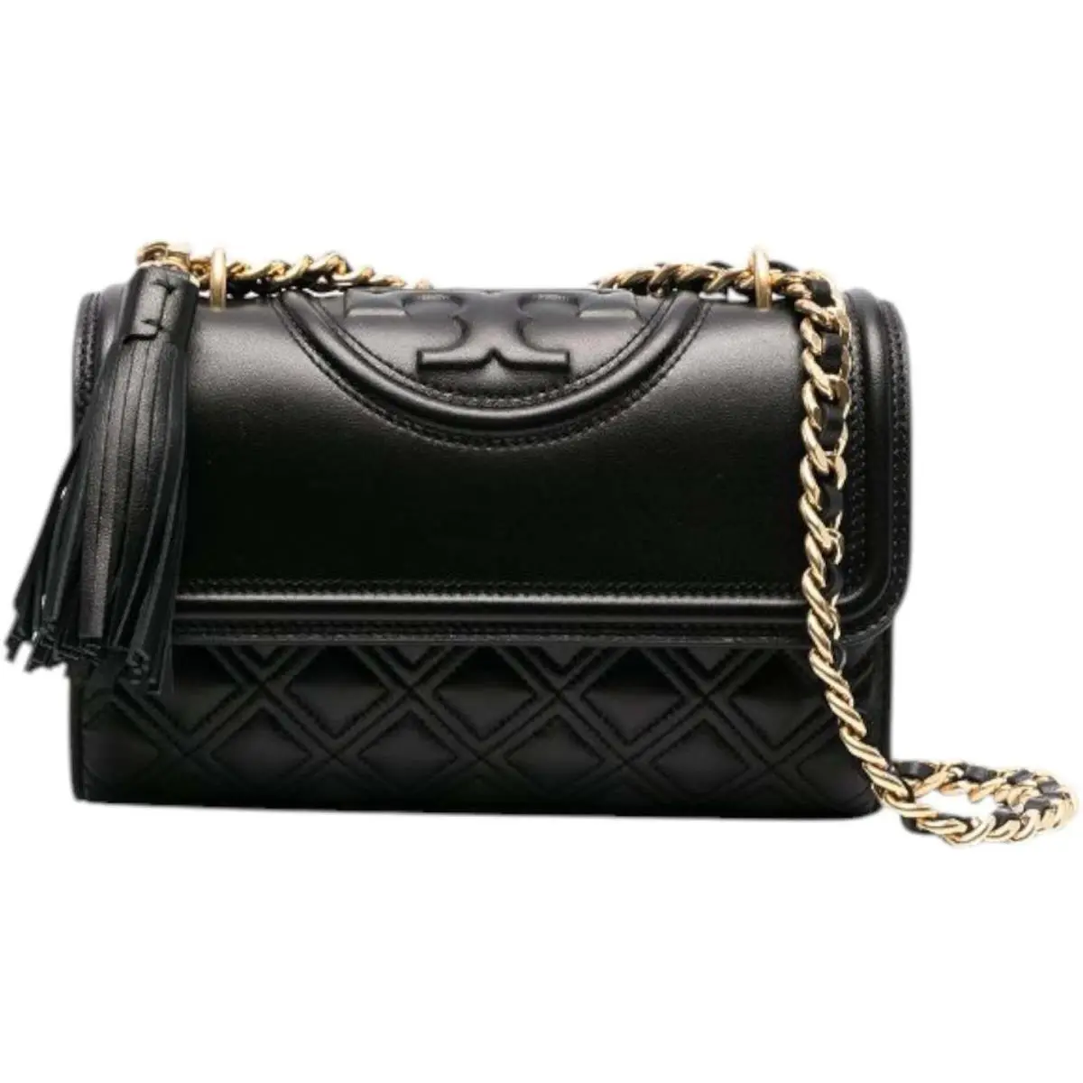 Tory Burch Fleming Small Convertible 75576 Shoulder Bag Black Packaging