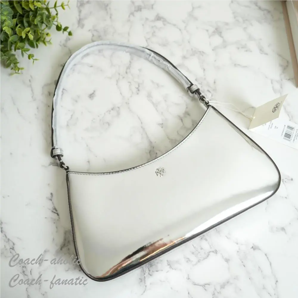 Tory Burch Emerson Shoulder Bag in Silver