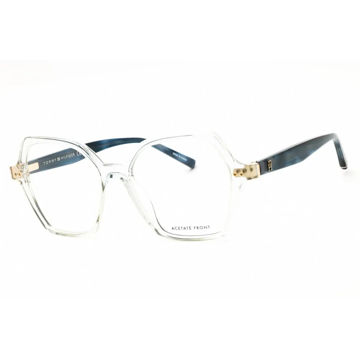 Tommy Hilfiger TH2216-MVU-51 Eyeglasses Size 51mm 16mm 145mm Azure Women