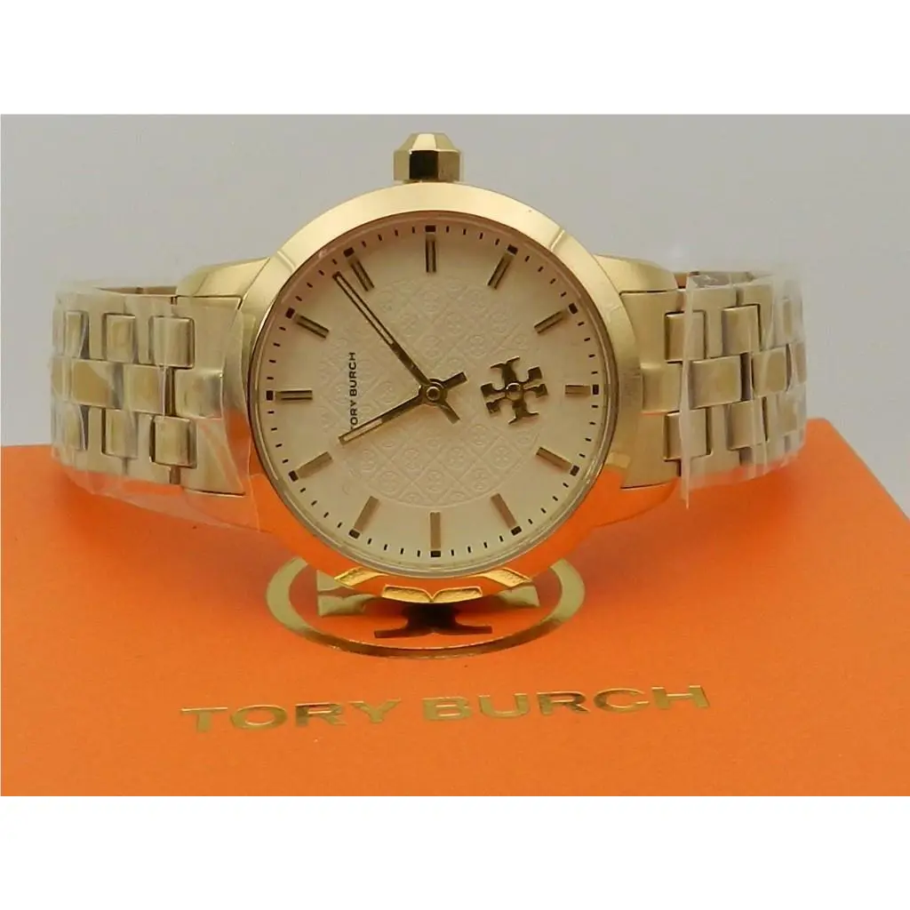 Tory Burch Women`s The Tory Gold-tone Stainless Steel Stainless Steel Bracelet