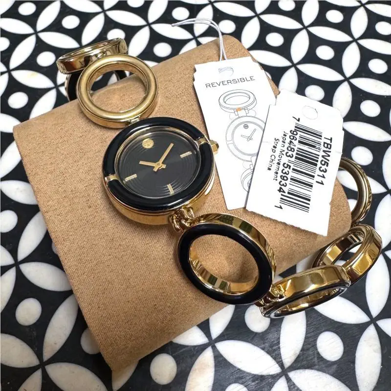 Tory Burch Sawyer Watch Black/gold-tone TBW5311
