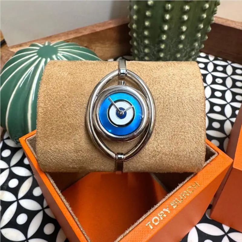Mew Tory Burch Eye Evil Blue Women`s Watch TBW5003