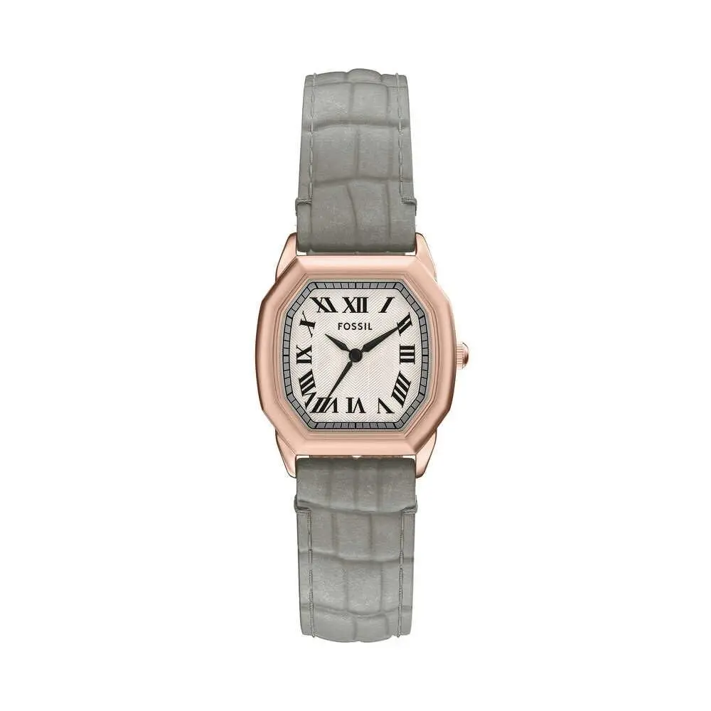 Fossil Harlow Quartz White Dial Ladies Watch ES5435 Rose Gold - Gold, White, Quartz
