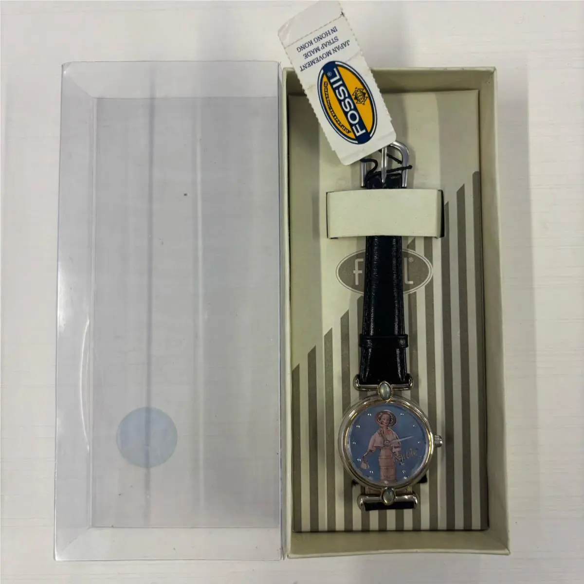 Vintage 1996 Mattel Barbie Fossil Summer Sophisticate Wrist Watch W Tag