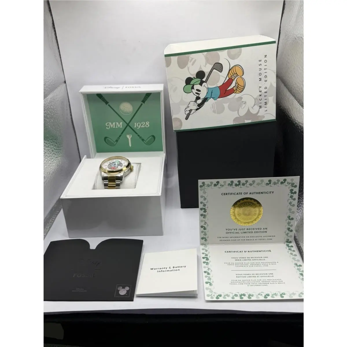Fossil Disney Mickey Mouse Limited Edition LE1193 Automatic Watch