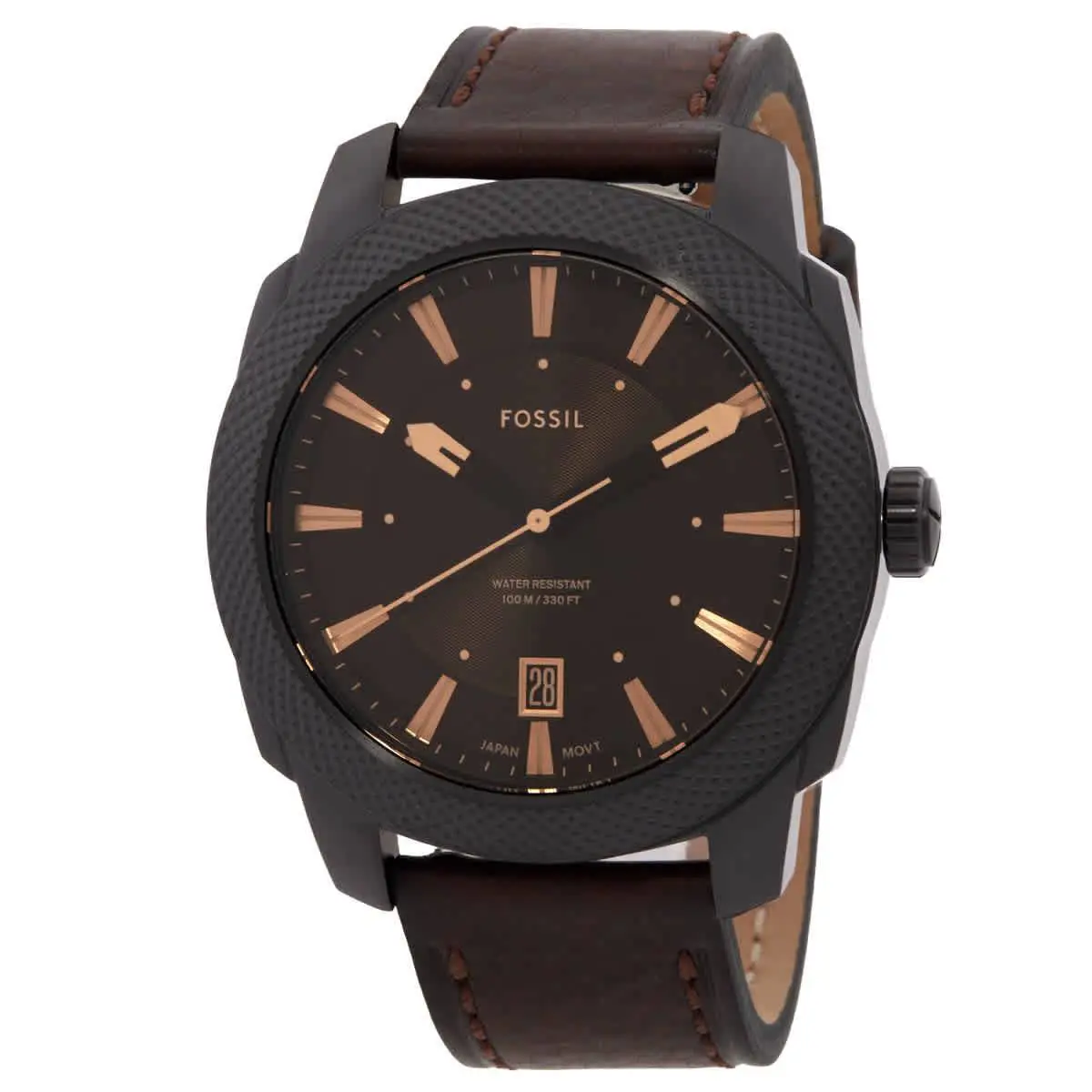 Fossil Machine Quartz Brown Dial Men`s Watch FS5972