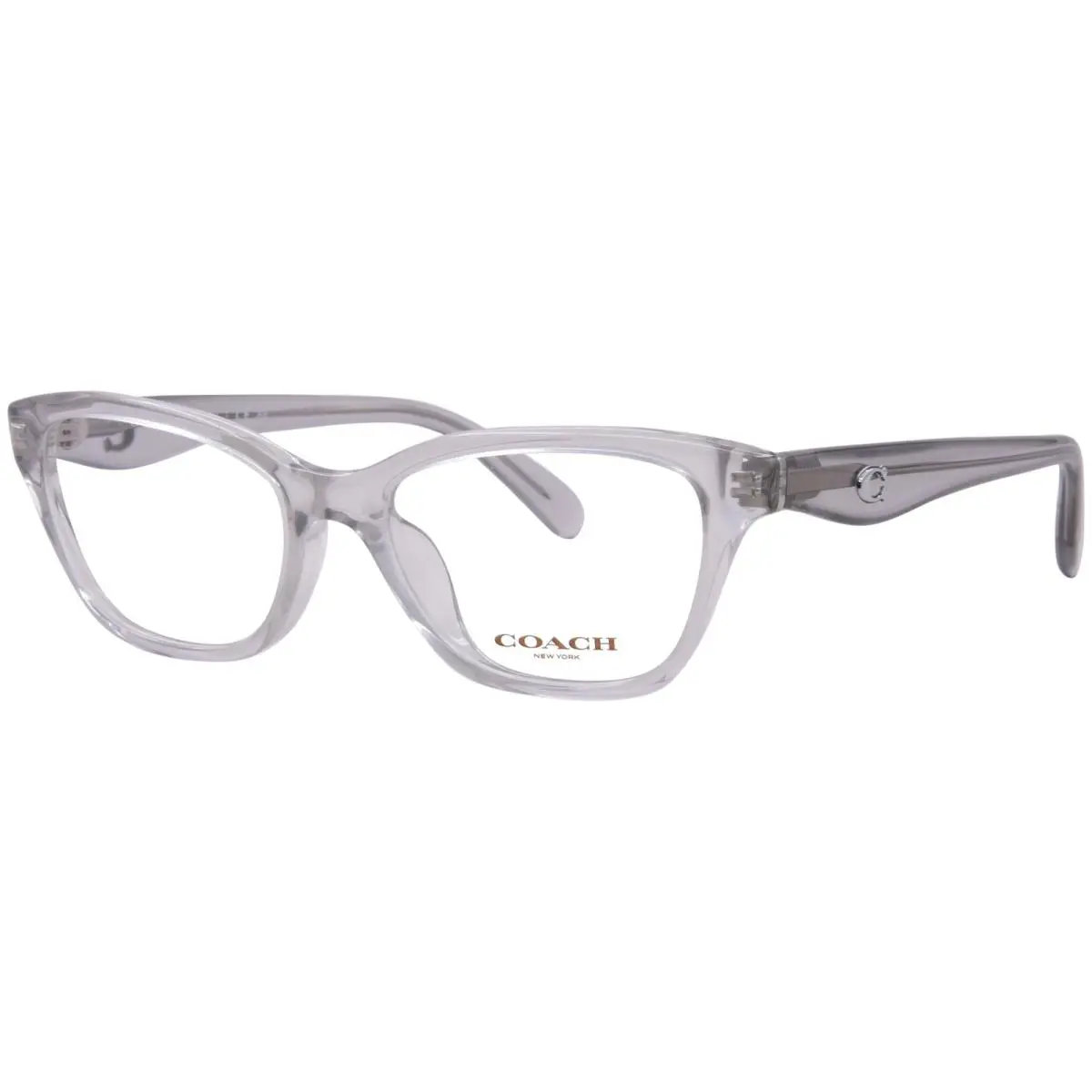 Coach HC6243U 5824 Eyeglasses Frame Women`s Transparent Burgundy Full Rim 49mm
