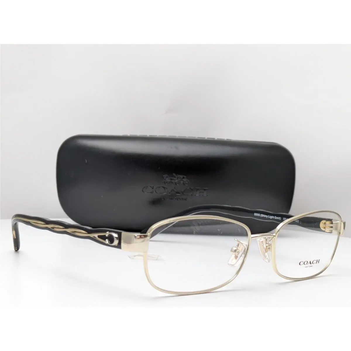 Coach HC5138 9005 Shiny Light Gold Women`s Eyeglasses Frames 55-17-140