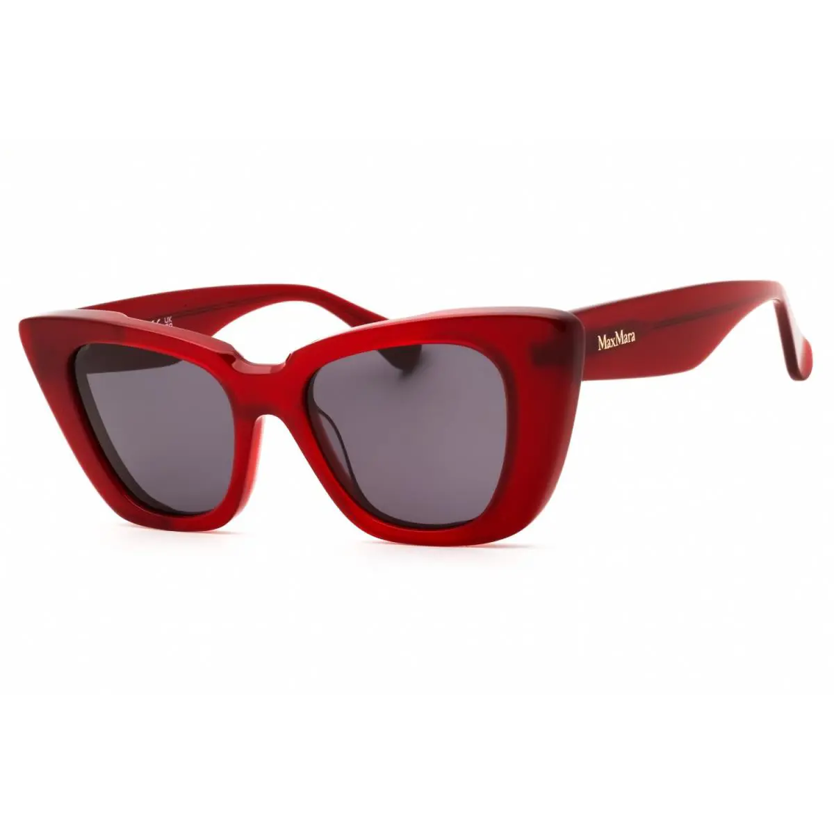 Max Mara MM0099 66A Shiny Red/smoke 50-18-140 Sunglasses
