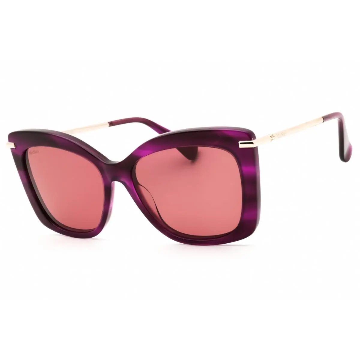 MM0101 83W Sunglasses Violet Frame Gradient Blue Lenses 55mm by Max Mara