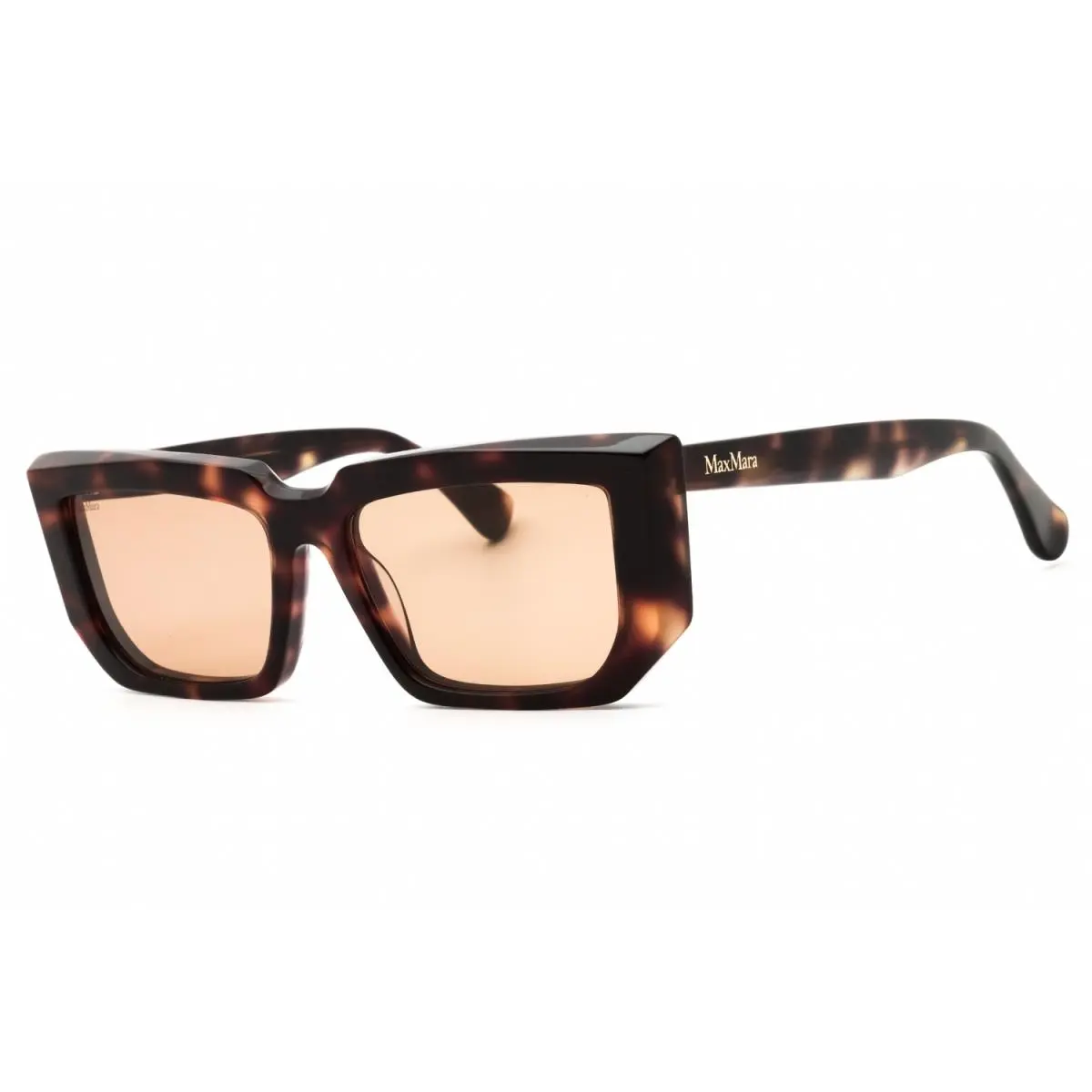 MM0126 55E Sunglasses Coloured Havana Frame Brown Lenses 54mm by Max Mara
