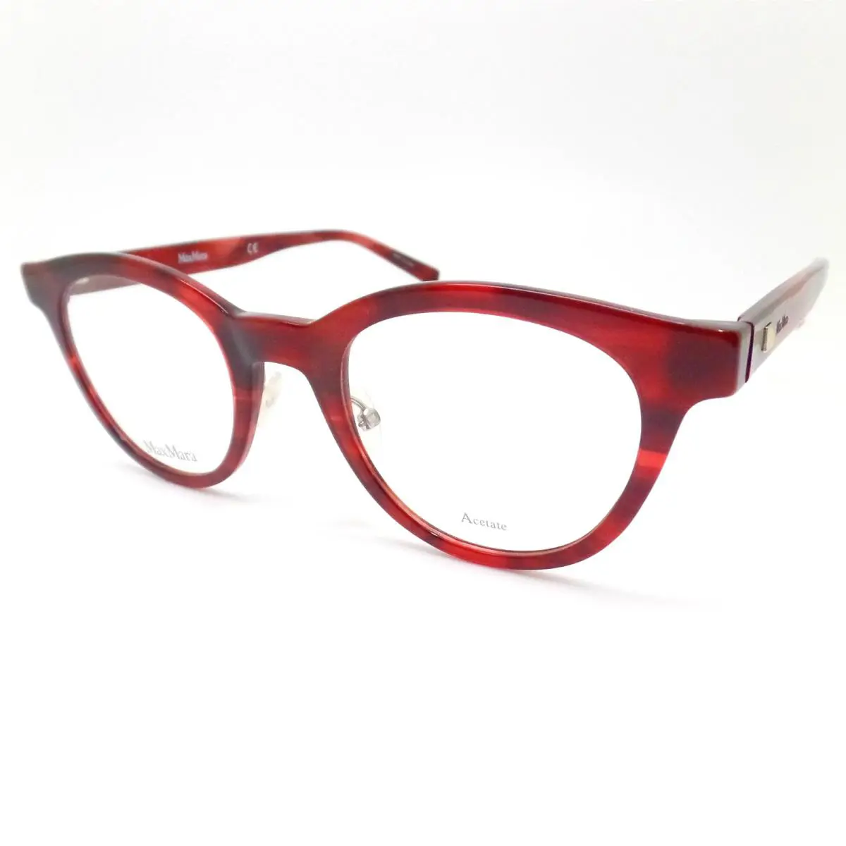 Max Mara MM 1334 573 Red Havana Eyeglass Frame