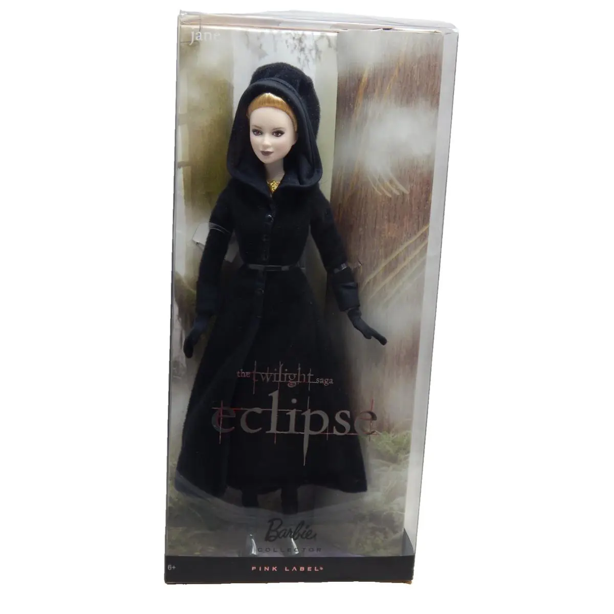 The Twilight Saga Eclipse Barbie Pink Label 2012 Jane Collector Doll