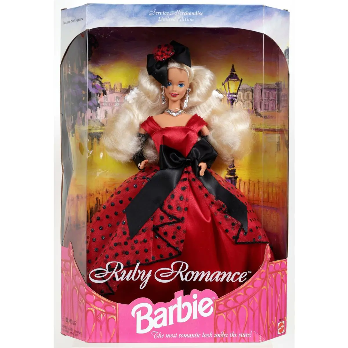 Ruby Romance Barbie Doll Service Merchandise Limited Edition - 13612 Nrfb 1995