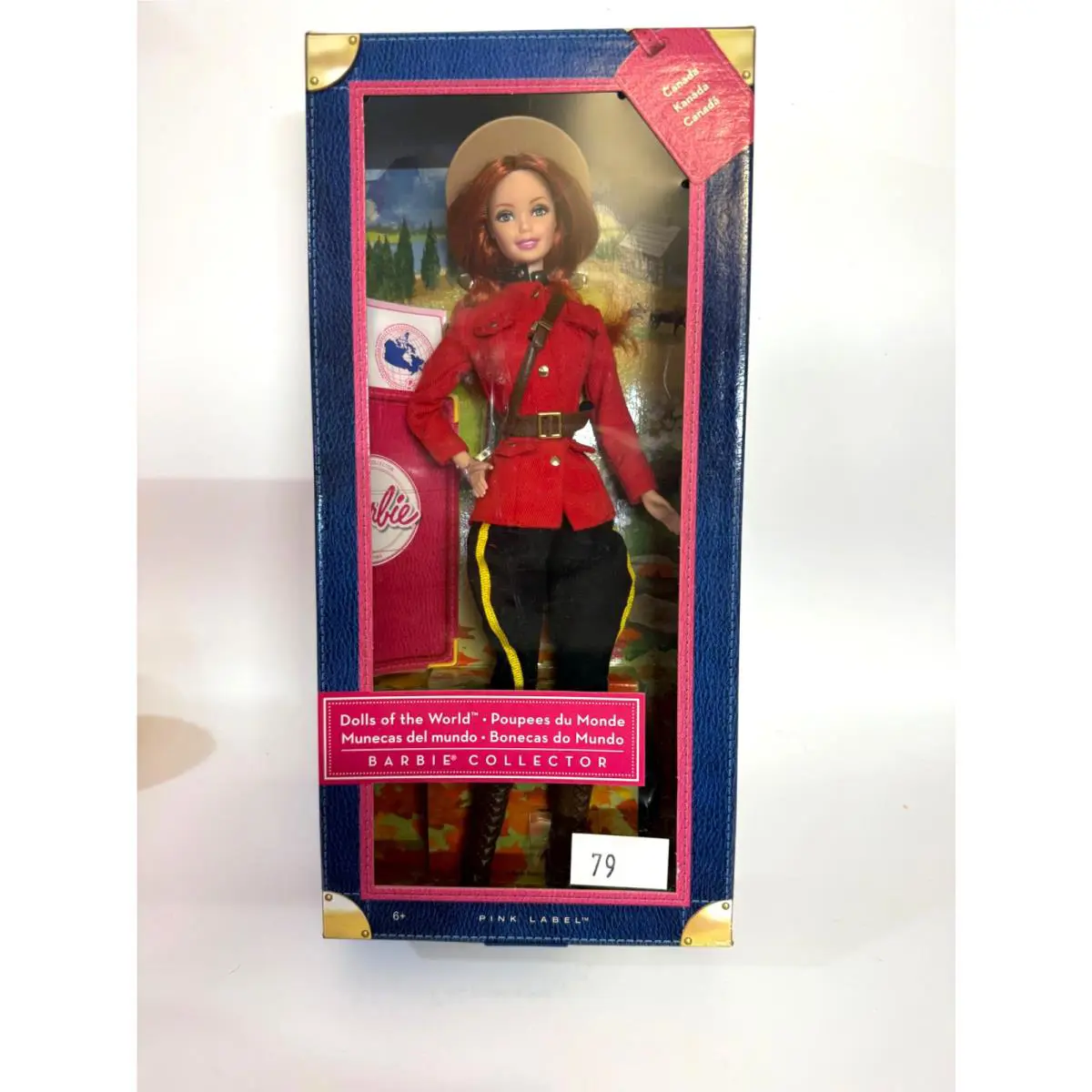 Dolls of The World Passport Collection Canada Barbie X8422 Nrfb
