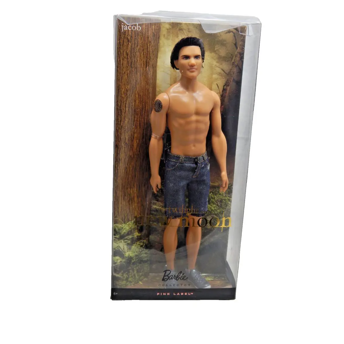 Twilight Moon Pink Label Barbie Collector Jacob Doll 2009 Mattel