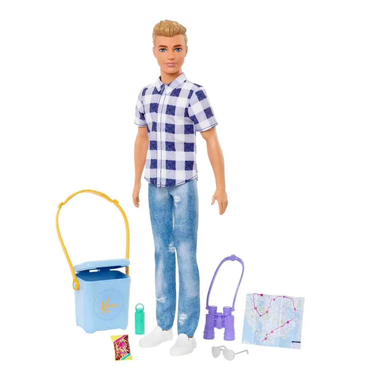 Barbie Doll Accessories It Takes Two Camping Set with Cooler Map More